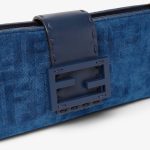 Fendi Baby B. Blue FF denim flocked mini-bag - Image 2